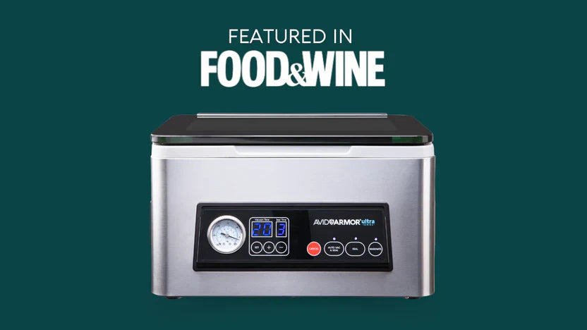 Avid armor usv20 vacuum sealer machine featured in food and wine magazine
