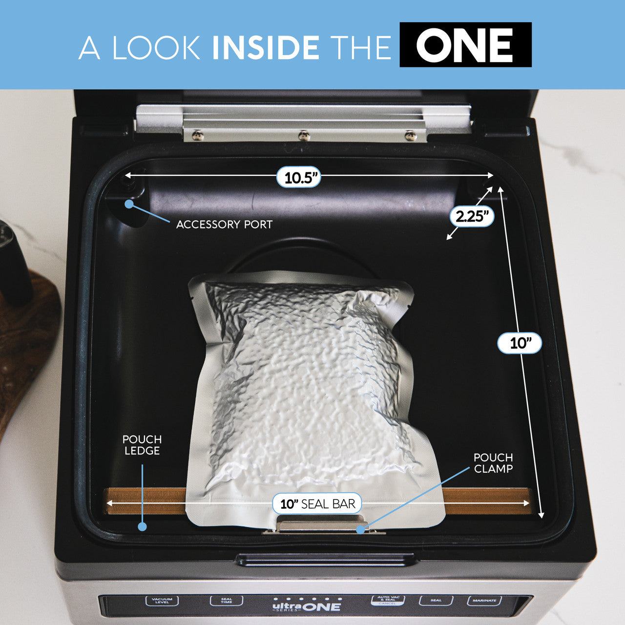 Inside the Ultra Series ONE vacuum sealer