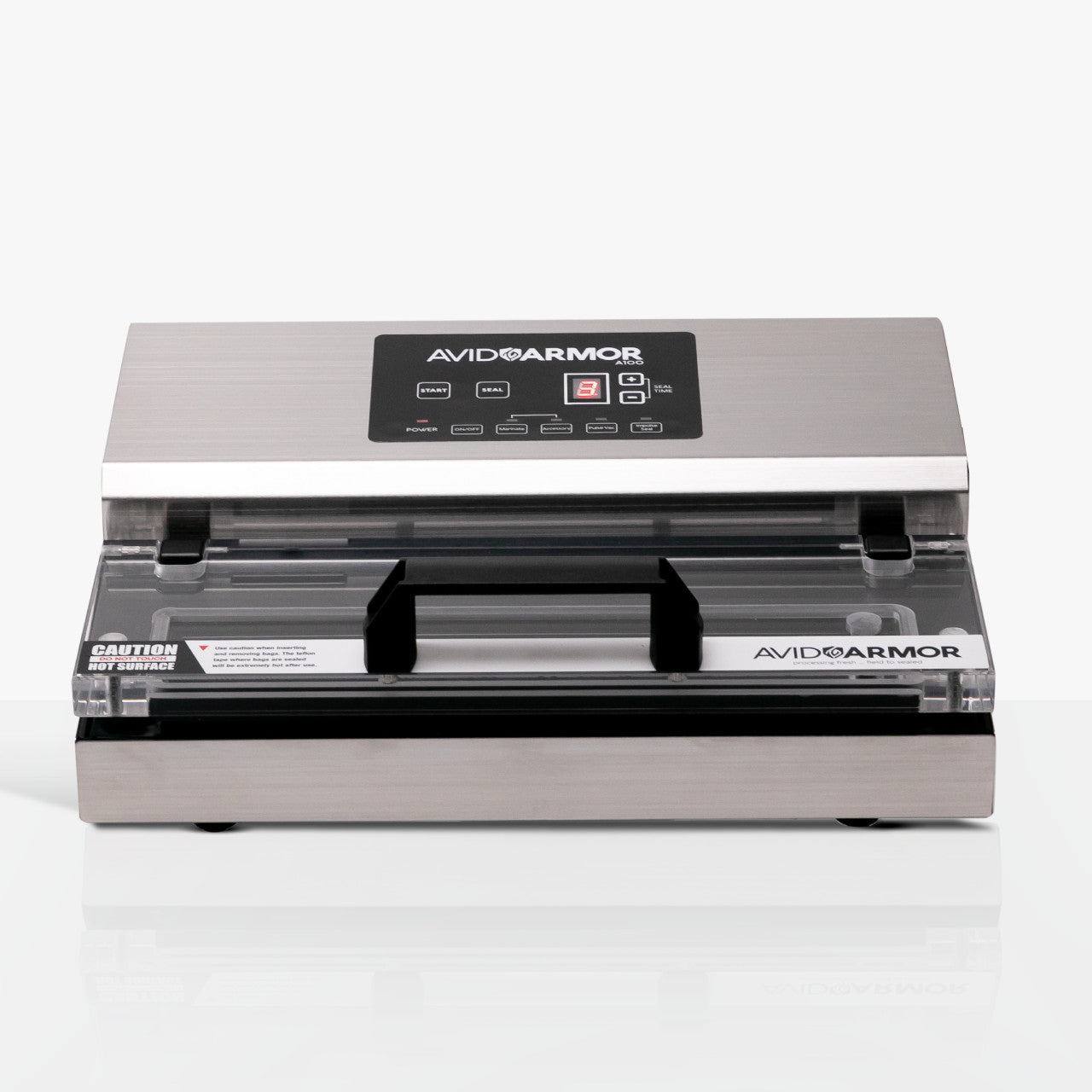 Avid Armor A100 GEN 2 heavy-duty stainless steel commercial grade 12-inch food vacuum sealer
