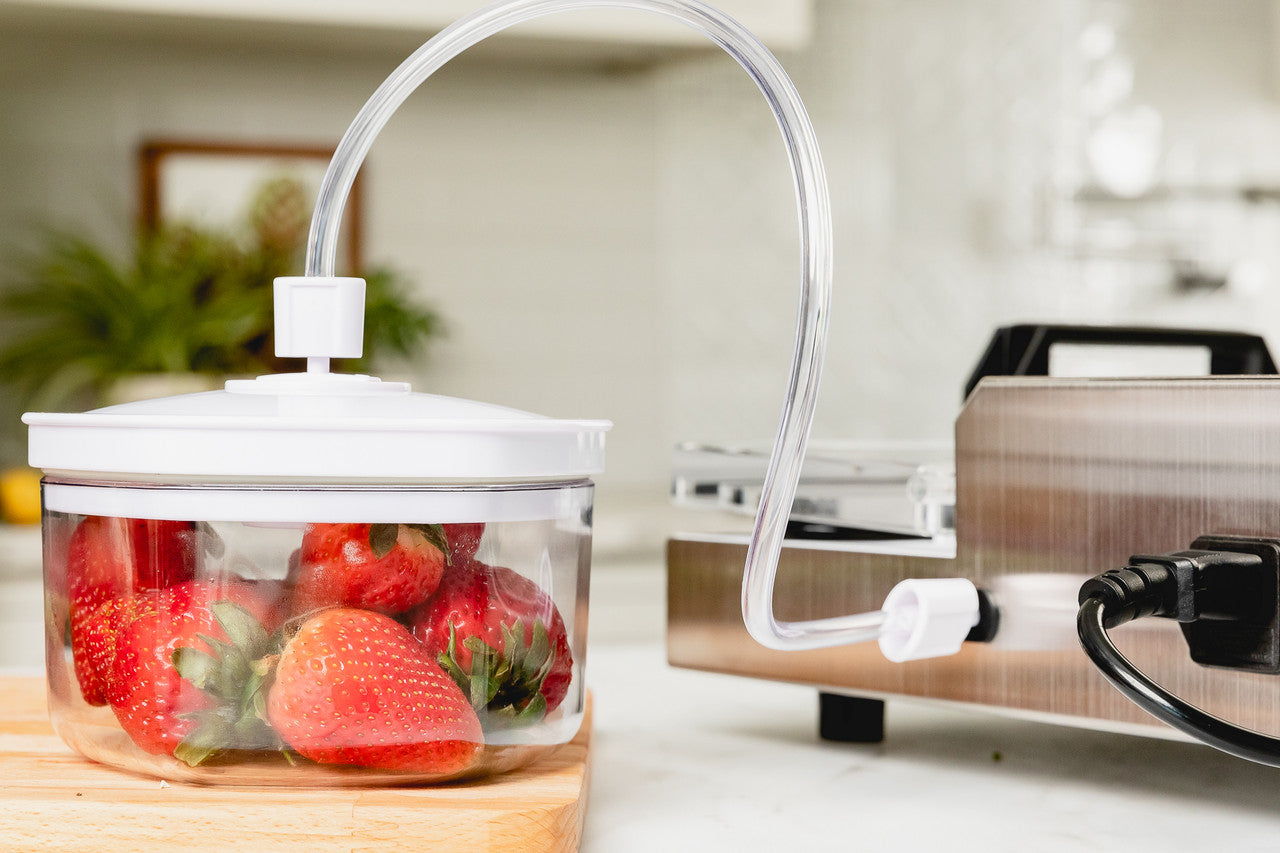 Vacuum Seal Canisters with our A100 Avid Armor Vacuum Sealer