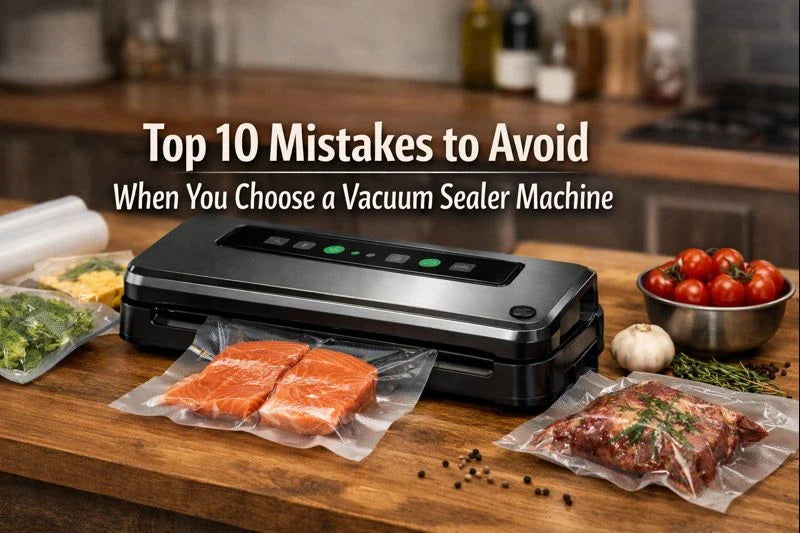 Top 10 Mistakes To Avoid When You Choose A Vacuum Sealer Machine