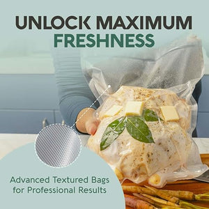 Avid Armor Vacuum Sealer Bags, 150 Pack - 50 11"x16", 50 8"x12", 50 6"x10"