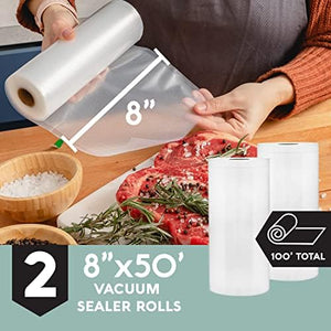 Avid Armor Vacuum Sealer Rolls, 11" x 50' - 2 Pack