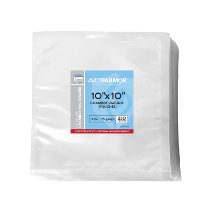 Avid Armor 10"x10" chamber pouches on white background