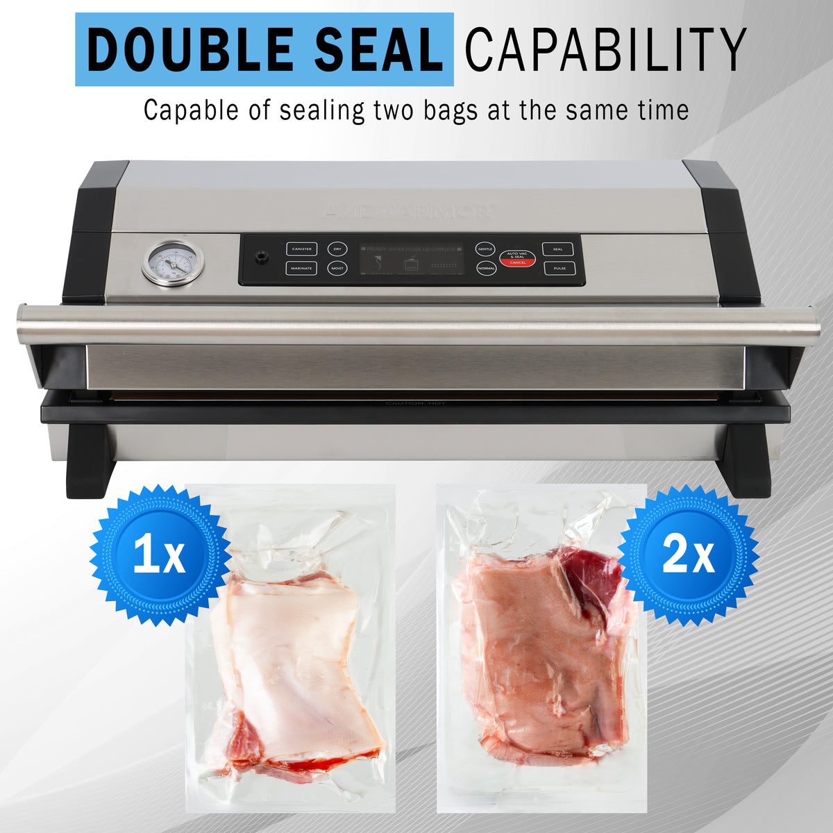 Avid Armor A420XL | Wide 16” Dual-Bag Vacuum Sealer Machine