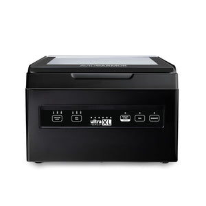 Avid Armor USVXL chamber vacuum sealer on a white background 