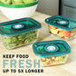 Glass food storage containers 