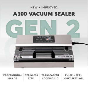 Grab an open-box Avid Armor A100 GEN 2 Suction Vacuum Sealer! Perfect for meal prep and food storage, this powerful sealer preserves freshness and flavor longer. Save big and enjoy premium food storage at home!