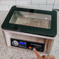 The model USV20 chamber vacuum sealer has an easy to use touch sensitive button operation.