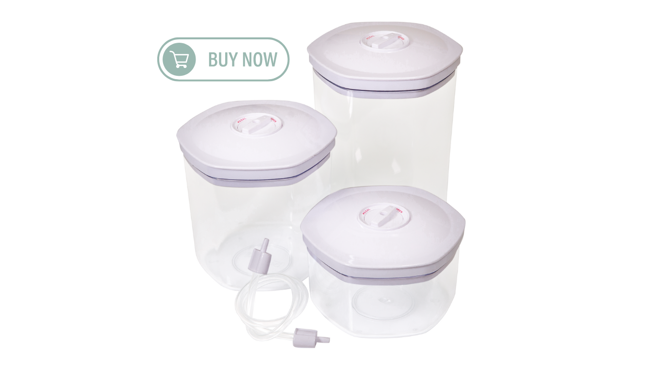 Avid Armor 3-Piece Food Vacuum Canister Set