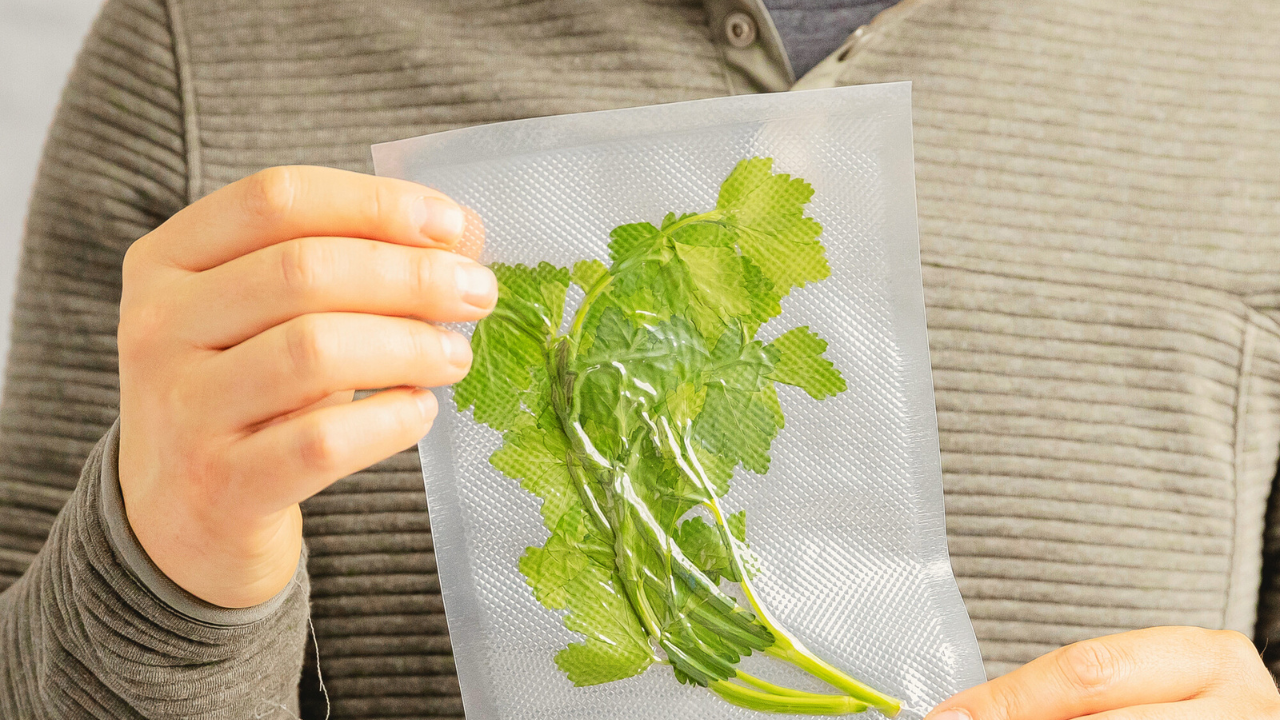 vacuum sealed herbs