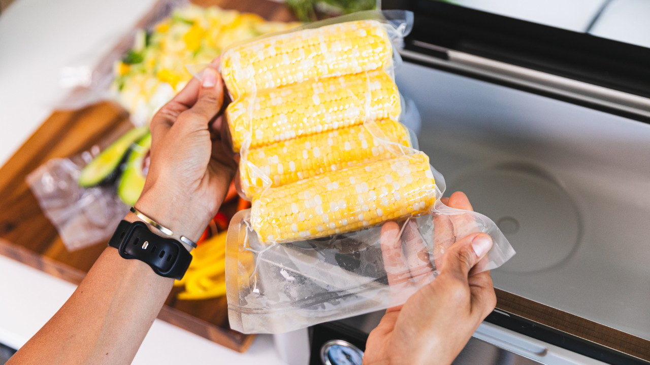 vacuum sealed corn