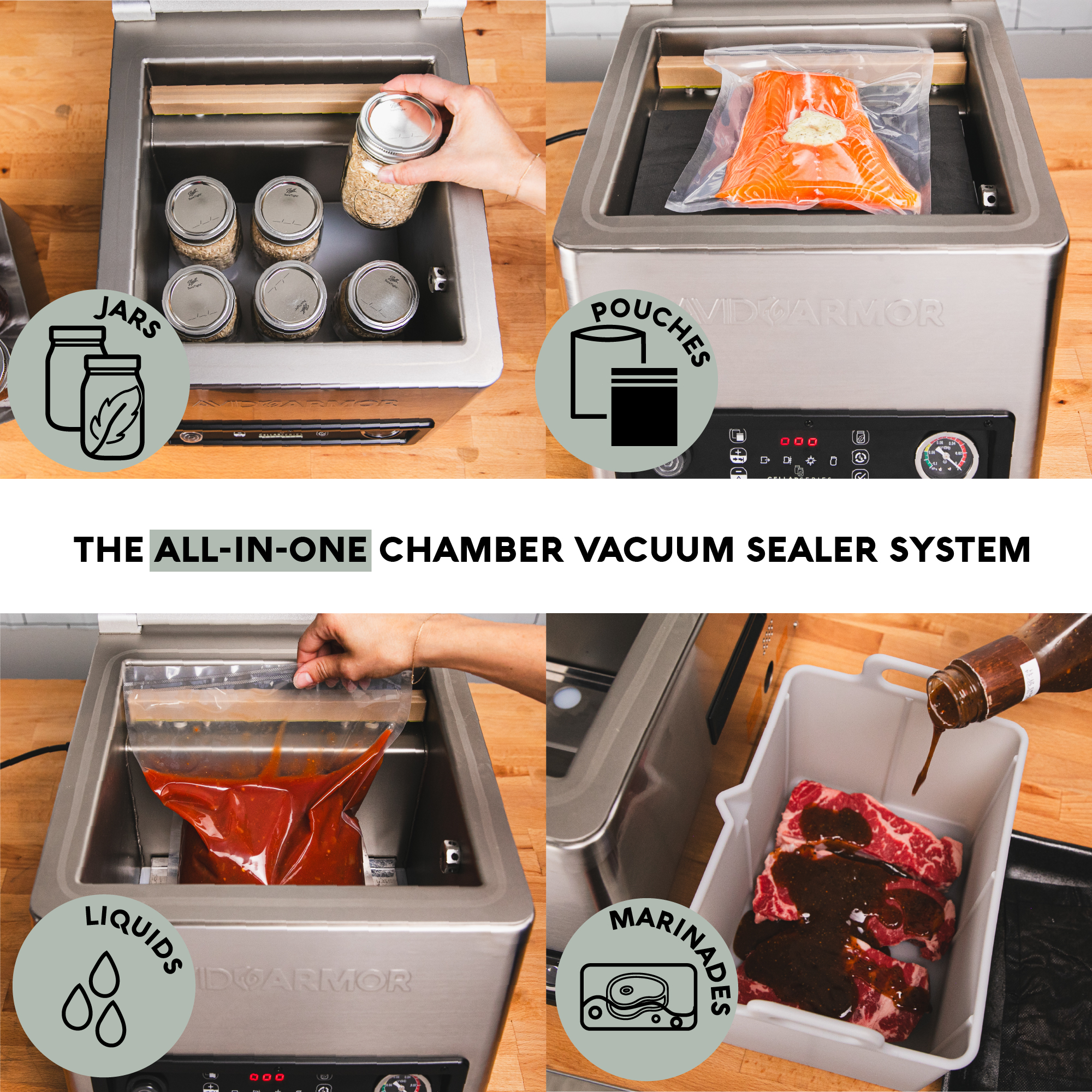 the all-in-one chamber vacuum sealer system