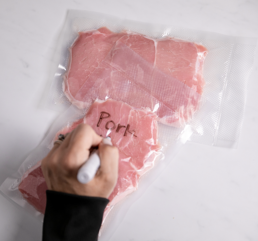 vacuum sealed pork chops