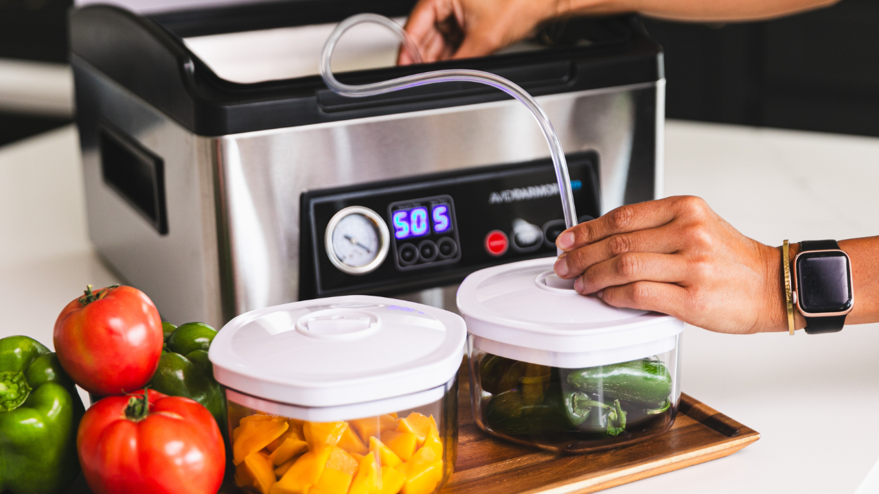 Vacuum sealed fruits and veggies