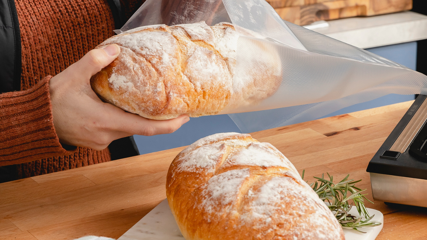 vacuum sealed bread