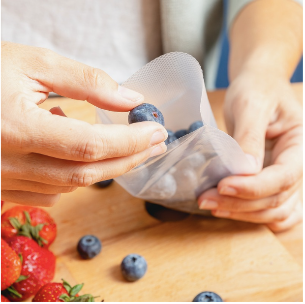 vacuum sealed blueberries