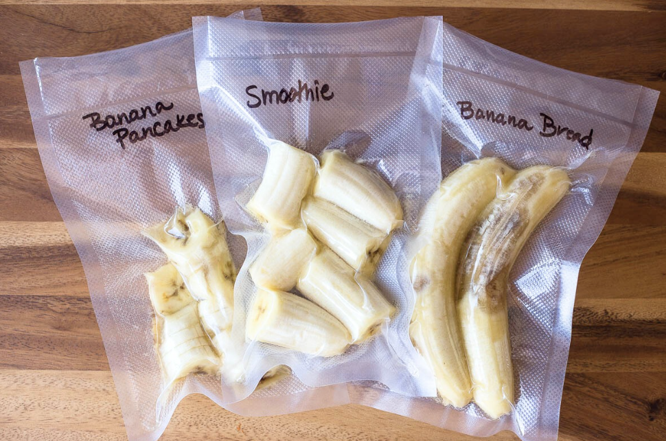 vacuum sealed bananas