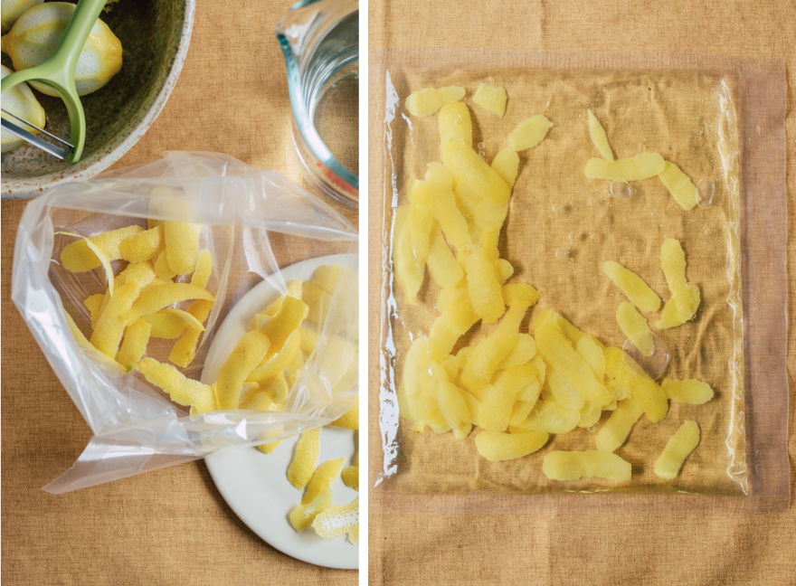 vacuum sealed lemons for limoncello