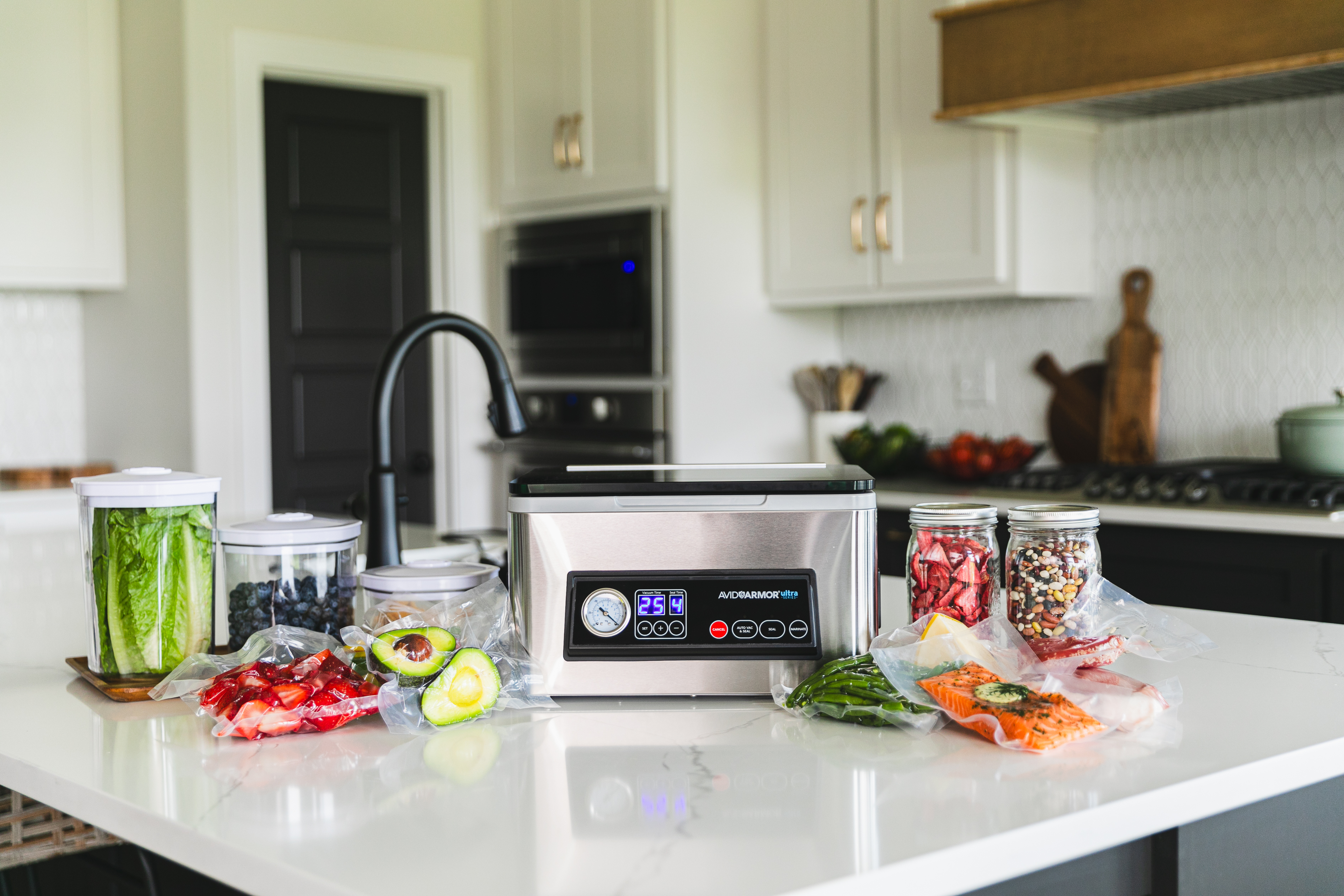 vacuum sealed food